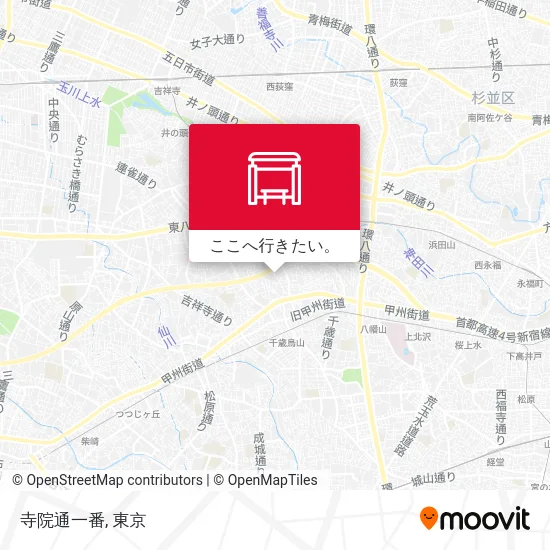 寺院通一番地図