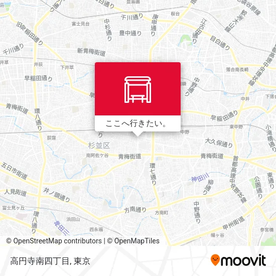 高円寺南四丁目地図