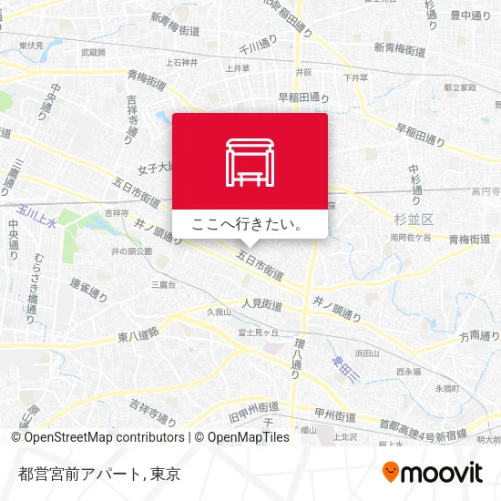 都営宮前アパート地図