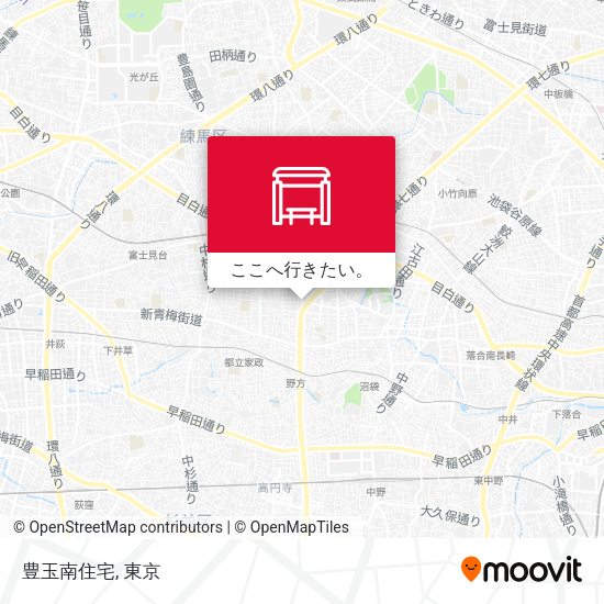 豊玉南住宅地図