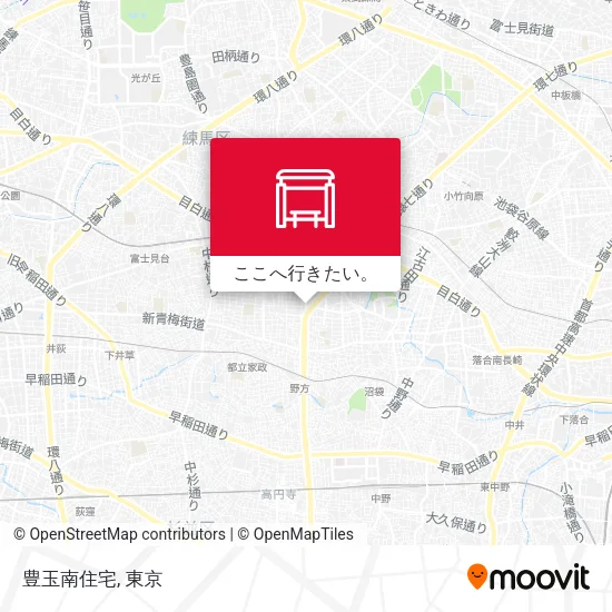 豊玉南住宅地図