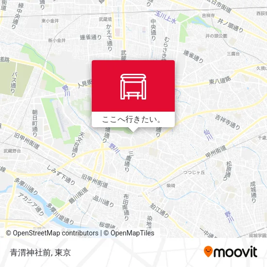 青渭神社前地図