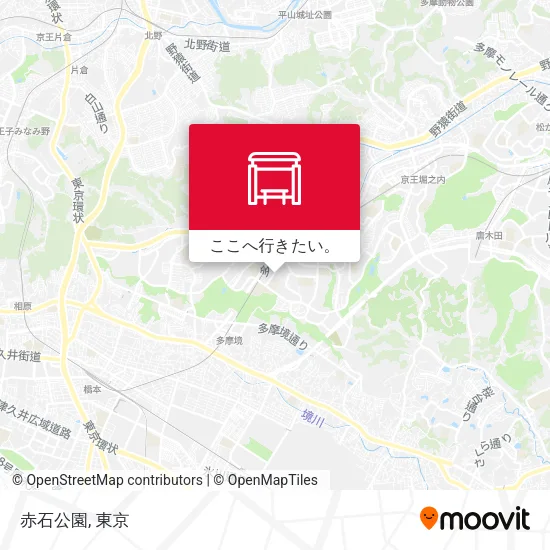 赤石公園地図