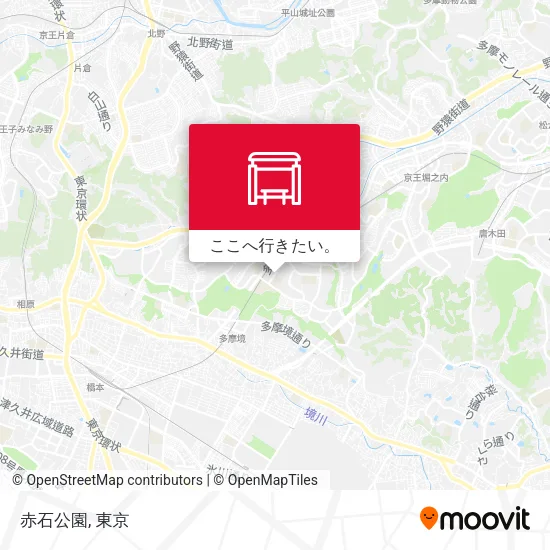 赤石公園地図