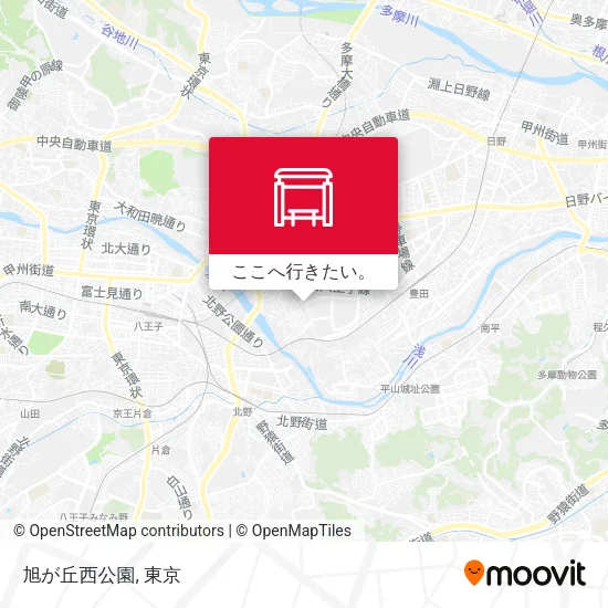 旭が丘西公園地図