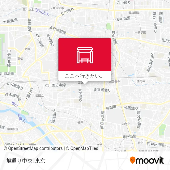旭通り中央地図