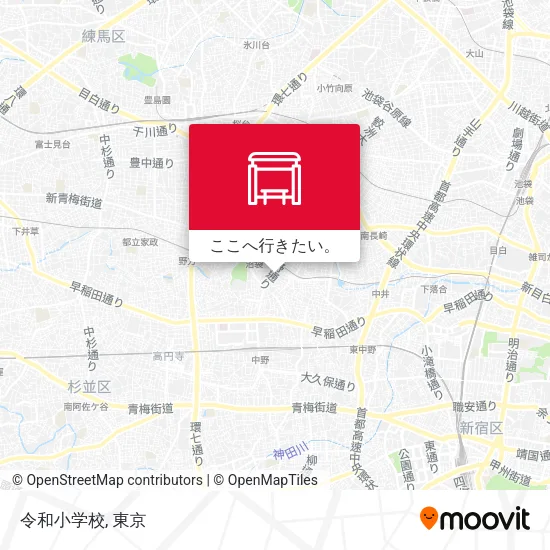 令和小学校地図
