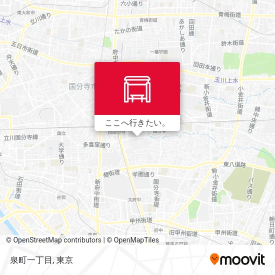 泉町一丁目地図