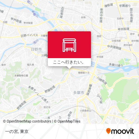 一の宮地図