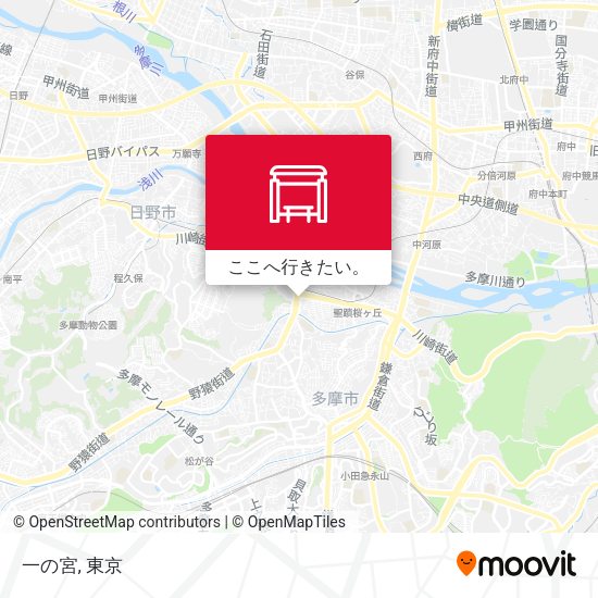 一の宮地図
