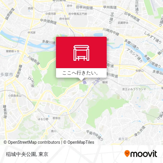 稲城中央公園地図