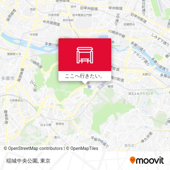 稲城中央公園地図