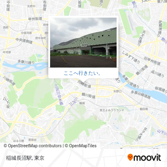 稲城長沼駅地図