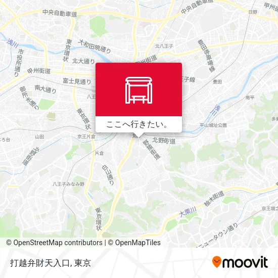 打越弁財天入口地図