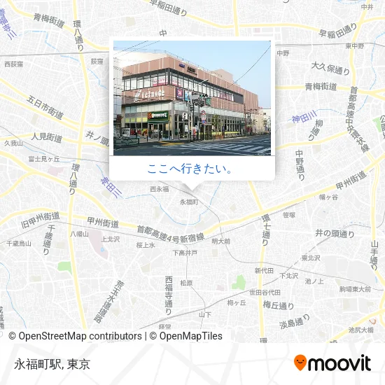 永福町駅地図