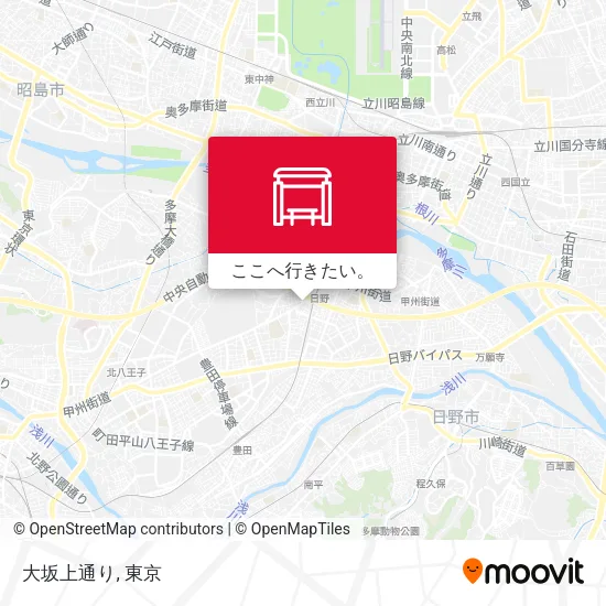 大坂上通り地図