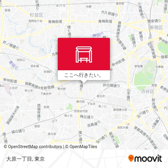 大原一丁目地図