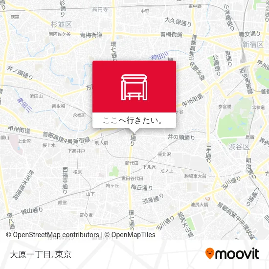 大原一丁目地図