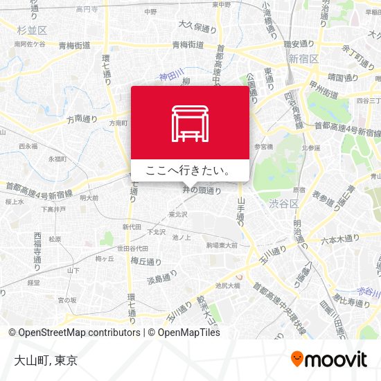 大山町地図