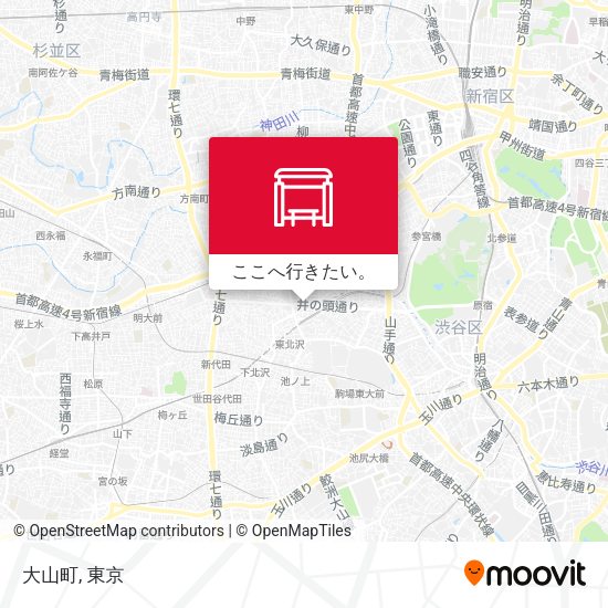 大山町地図