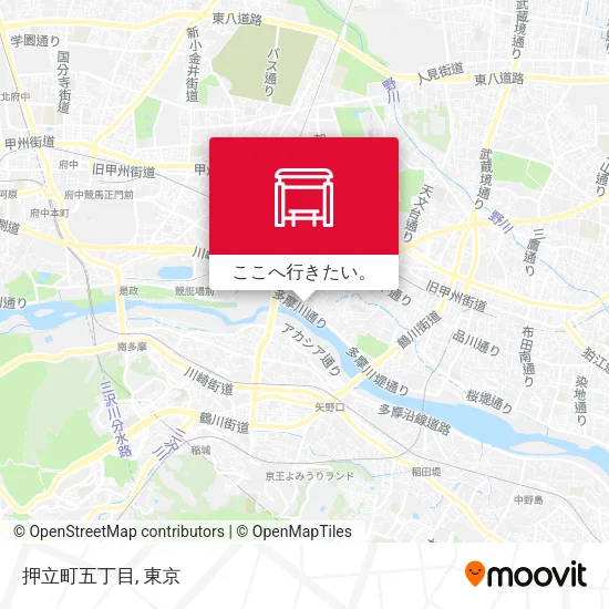 押立町五丁目地図