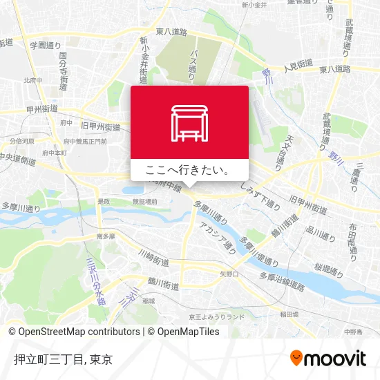 押立町三丁目地図