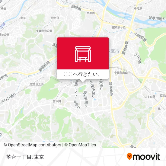 落合一丁目地図