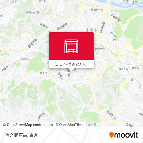 落合商店街地図