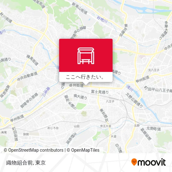 織物組合前地図