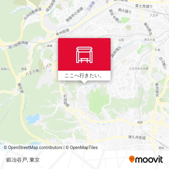 鍛冶谷戸地図