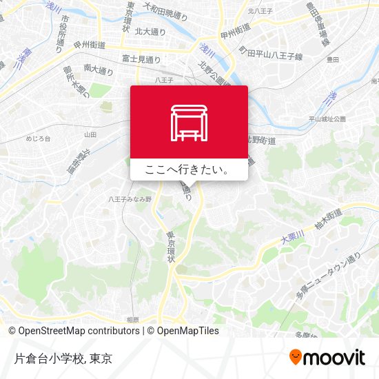 片倉台小学校地図