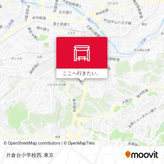 片倉台小学校西地図