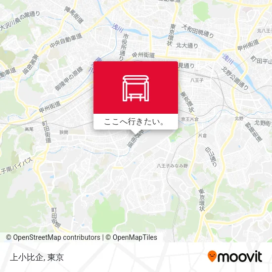 上小比企地図