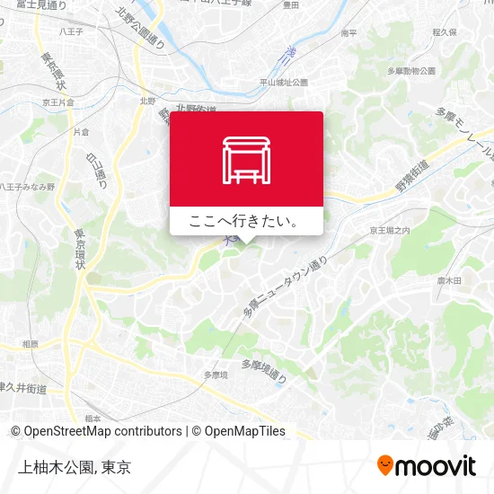 上柚木公園地図