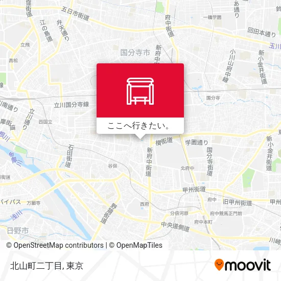 北山町二丁目地図
