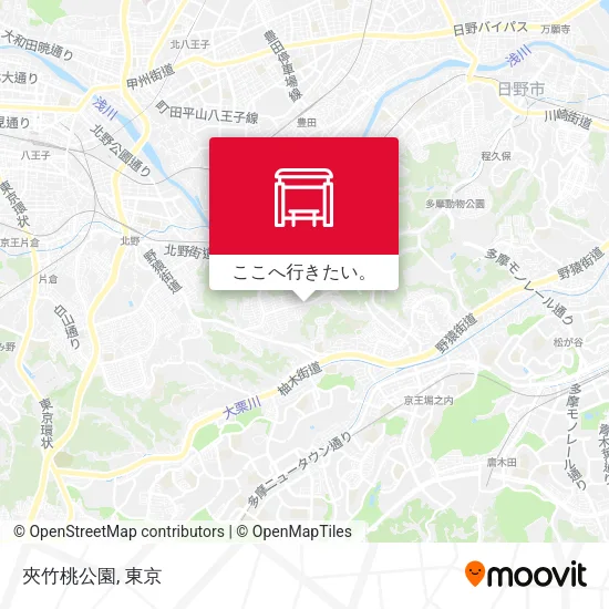 夾竹桃公園地図