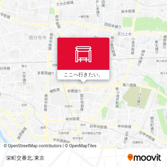 栄町交番北地図