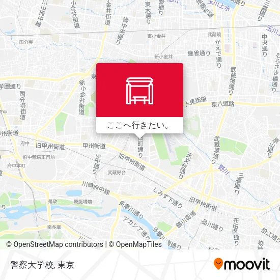 警察大学校地図