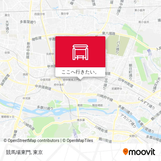 競馬場東門地図