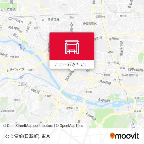 公会堂前(日新町)地図