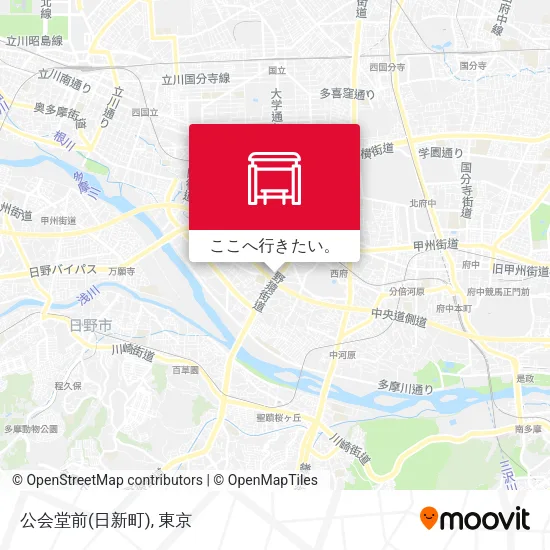 公会堂前(日新町)地図