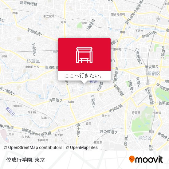 佼成行学園地図