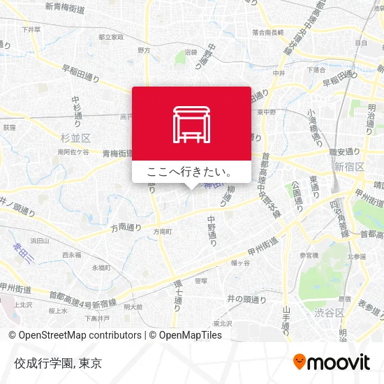 佼成行学園地図