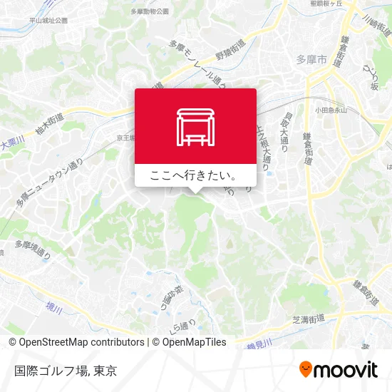 国際ゴルフ場地図