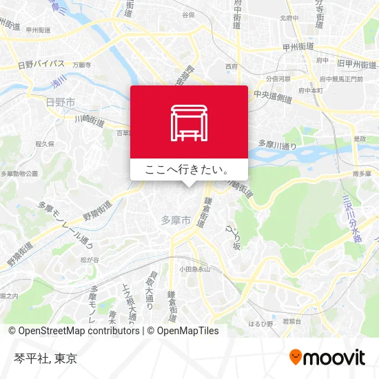 琴平社地図