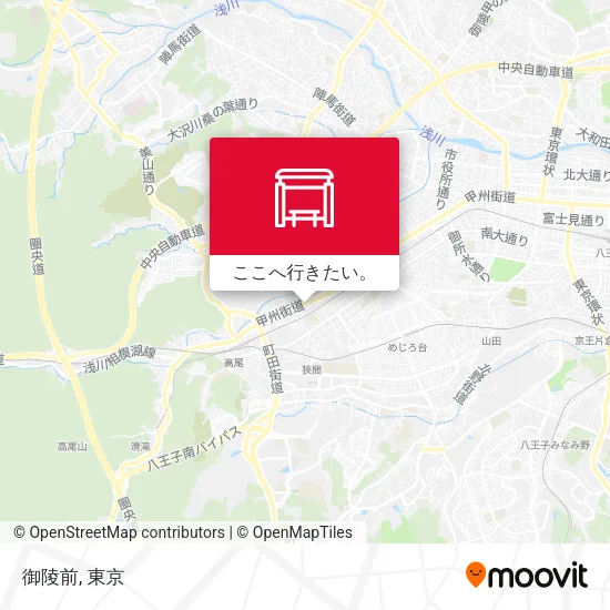 御陵前地図