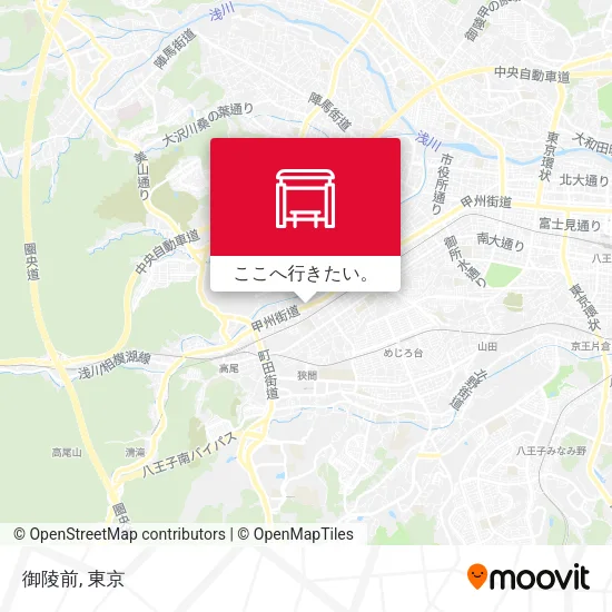 御陵前地図