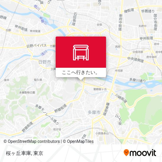 桜ヶ丘車庫地図