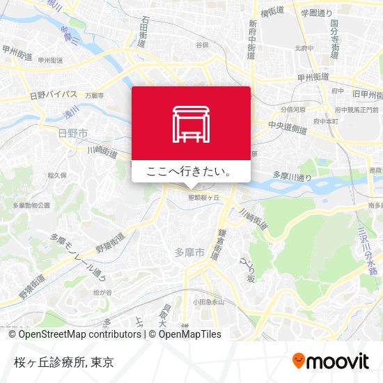 桜ヶ丘診療所地図