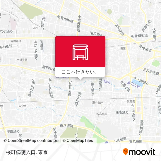 桜町病院入口地図